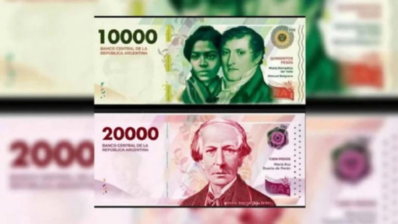 Belgrano, María Remedios del Valle y Alberdi: asoman los billetes de 10 y 20 lucas